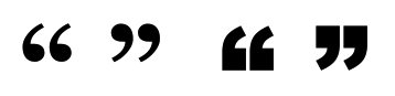 quotation marks in fonts where they have a distinct shape